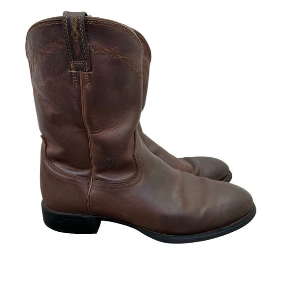 Ariat Heritage Roper Western Boots 12 EE Men Distressed Brown 10002284 Wide